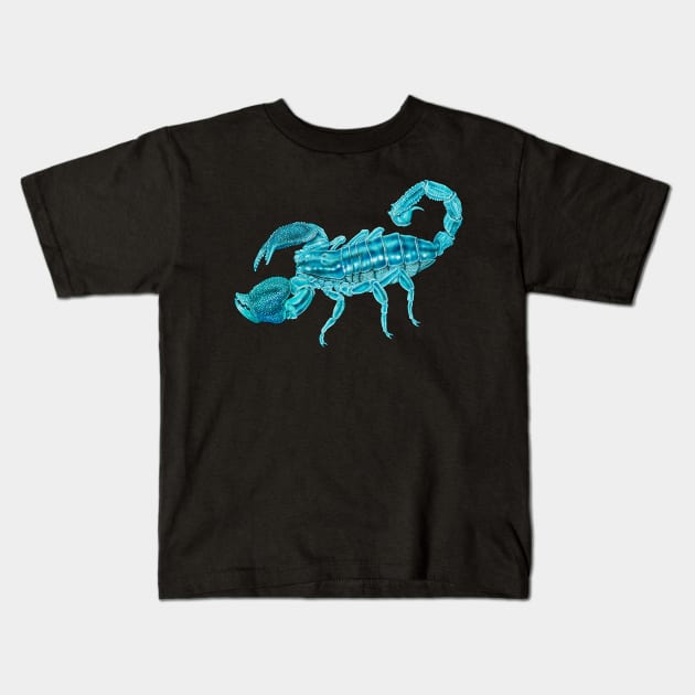 Emperor Scorpion Kids T-Shirt by Tim Jeffs Art